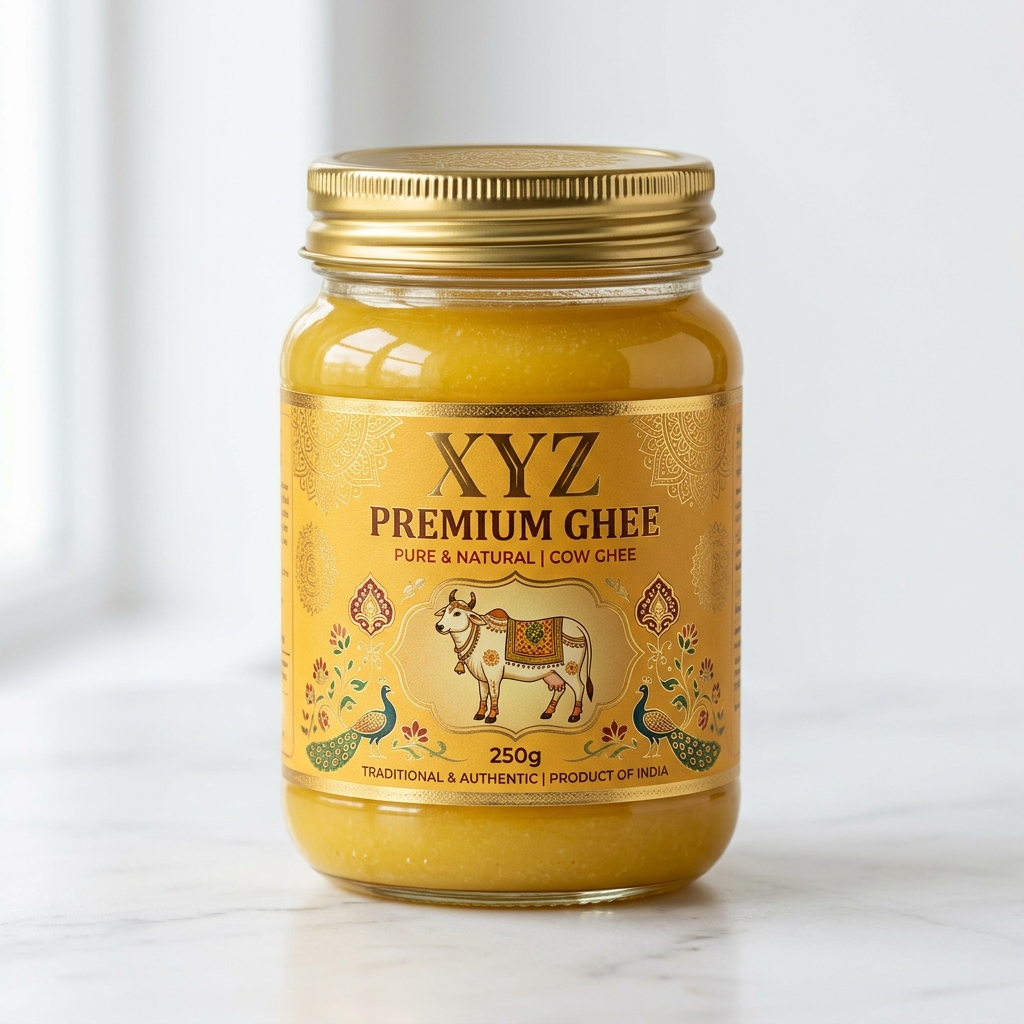 XYZ Premium Ghee 250g Glass Jar
