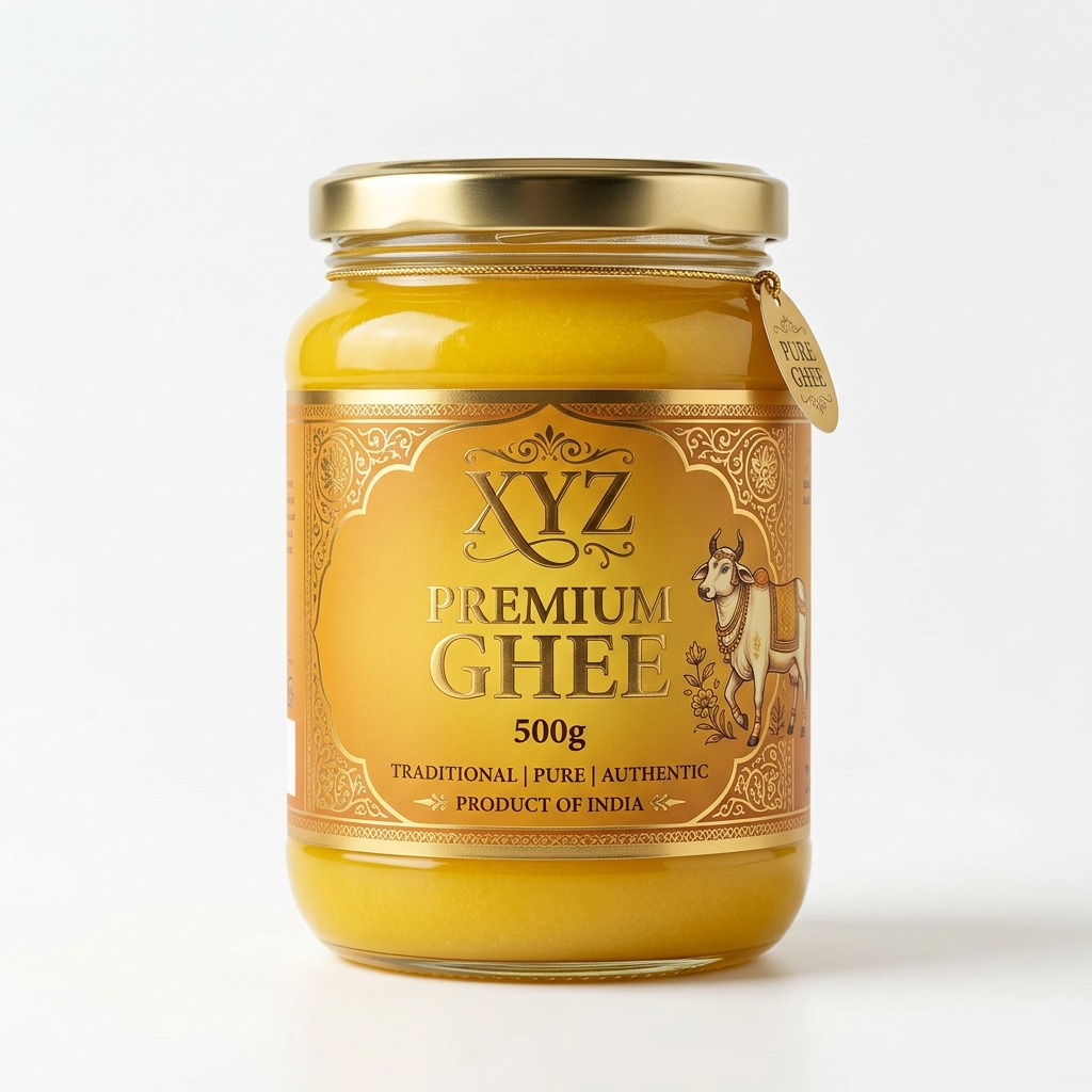 XYZ Premium Ghee 500g Glass Jar