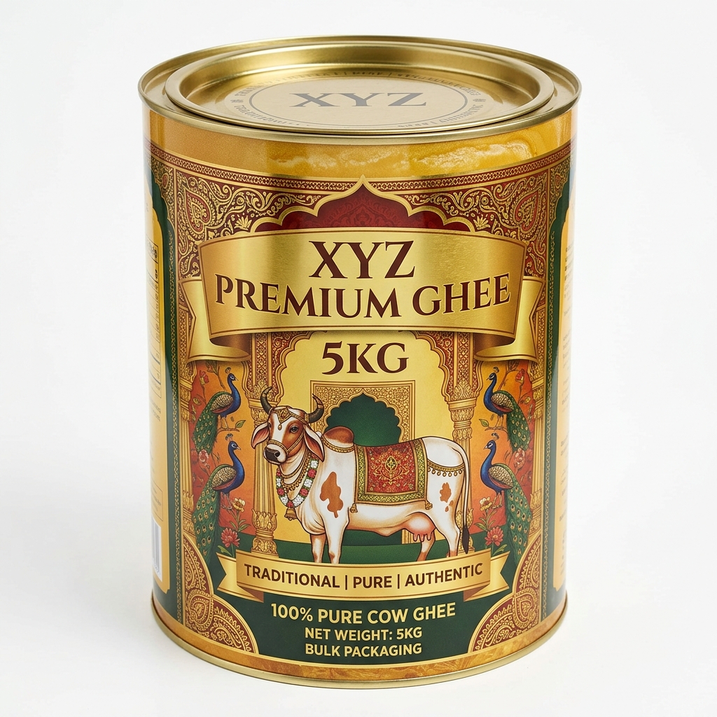 XYZ Premium Ghee 5kg Tin Container